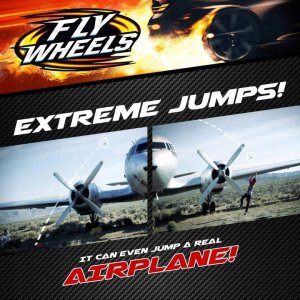 Jakks Pacific Fly Wheels Opona + Wyrzutnia Pomarańczowa 2