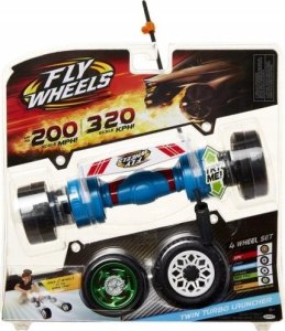 Jakks Pacific Jakks Pacific, 4 Tyres + Turbo Launcher, Jakks Pacific, Fly Wheels, Blue, For Boys For Boys 5