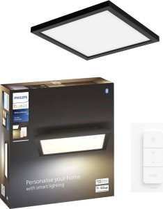 Lampa sufitowa Signify Philips Hue White Amb. Aurelle Panelleuchte 30x30 Schw inkl DS 2