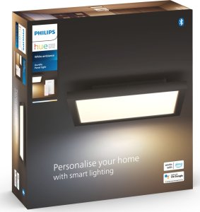 Lampa sufitowa Signify Philips Hue White Amb. Aurelle Panelleuchte 30x30 Schw inkl DS 5