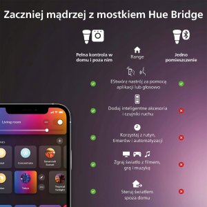 Lampa sufitowa Signify Philips Hue White Amb. Aurelle Panelleuchte 30x30 Schw inkl DS 8