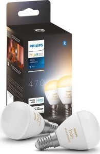 Signify Philips Hue White Amb. E14 Luster Tropfen Doppelpack 2x470lm 1