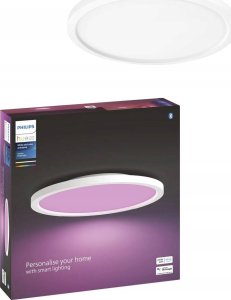 Lampa sufitowa Signify Philips Hue White & Col. Amb. Panel okrągły Surimu Biały 2