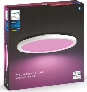 Lampa sufitowa Signify Philips Hue White & Col. Amb. Panel okrągły Surimu Biały 6