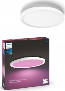 Lampa sufitowa Signify Philips Hue White & Col. Amb. Panel okrągły Surimu Biały 7