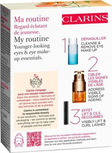 Clarins SET (DOUBLE SERUM EYE 20ML + INSTANT EYE MAKE UP REMOVER 50ML + MASCARA SUPRA LIFT & CURL 3ML) 5