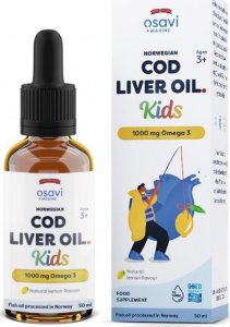 Osavi OSAVI Norwegian Cod Liver Oil Kids 50ml Lemon 1