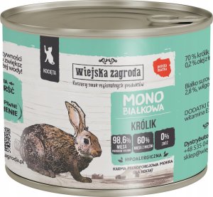 Wiejska Zagroda Wiejska Zagroda mono dla kota królik 200g kocięta 1