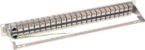 Terminal sieciowy Eaton Eaton Tripp Lite Series 48-Port Cat6a Patch Panel Rackmount Shielded Feedthrough RJ45 1U - Patch Panel - CAT 6a - STP - RJ-45 X 48 - 1U - 48.3 cm (19") - TAA-konform 4