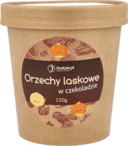 KruKam Orzechy laskowe w czekoladzie bez dodatku cukru 150g 1