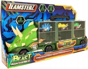 HTI Transporter auto Triceratops DINO z autkami wyścigowymi Beast Machines TEAMSTERZ 1417473 p12 1