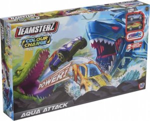 HTI PROMO Tor samochodowy Wodny atak Colour Change + Zmieniające kolor autko TEAMSTERZ 1417448 p6 2