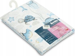 Sensillo KOMPLET POŚCIELI 2 EL.+ PRZEŚCIERADŁO PODWODNY ŚWIAT 100X135 CM        5