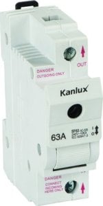 Kanlux Rozłącznik bezpiecznikowy KSF02 63A 1P 240V Kanlux Ideal 1