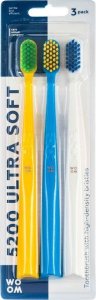 Woom Woom 5200 Ultra Soft Toothbrush szczoteczka do zębów z miękkim włosiem 3szt. 1