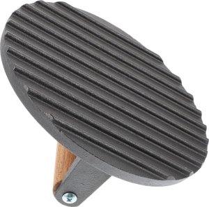 KingHoff PRASKA ŻELIWNA DO MIĘSA BURGERÓW 18 CM KINGHOFF KH-1759 2