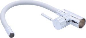 Bateria kuchenna Ferro Bateria zlewozmywakowa Zumba, srebrna elastyczna wylewka, chrom 2