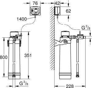 Grohe Zestaw startowy z filtrem Magnez+Cynk, wydajność 400 l Blue 4