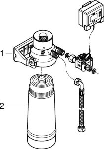 Grohe Filtr Grohe Red z głowicą, do twardej wody, 600 l 3