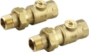 Danfoss Złączki do MTCV15, z zaworami odcinającymi pod klucz imbusowy 5mm 1