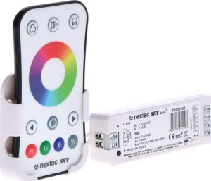 Nextec Zestaw NEXTEC SKY RGB 12-24V 3x4A (pilot+sterownik) 2