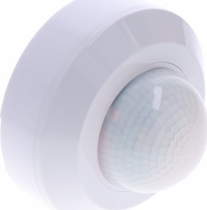 Niko Czujnik ruchu Swiss Garde 360 Premium, zasięg 30m, 230V, sterowany zdalnie pilotem, przekaźnik 2300W 10A, IP55, kąt detekcji 360, biały 2