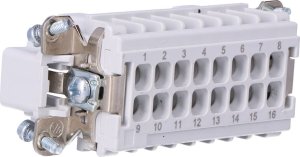 Emas Wsad męski do pokrywy metalowej 16 pin lub 32 pin (piny 1-16), 16 A T0-EB016CF00 2