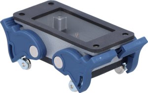 Emas Przyłącze metalowe, puste, 10 pin, 16 A, done przyłączenie (montaż na przegrodzie), ręczne zamknięcia z rolką - plastikowe T0-EBM10GM44 2