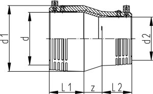 Georg Fischer Redukcja elektrooporowa DN110X90 PE100, SDR11, PN10 gaz/PN16 woda 4