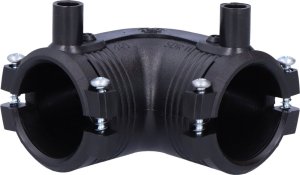 Georg Fischer Kolano elektrooporowe 90ST. DN40 PE100, SDR11, PN10 gaz/PN16 woda 3
