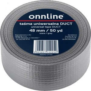 Onnline Taśma ONNLINE do otulin DUCT 48mm/50YD szara 1