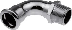 KAN-therm Kolano z GZ - długie KAN-therm Steel - 22 x R3/4 1