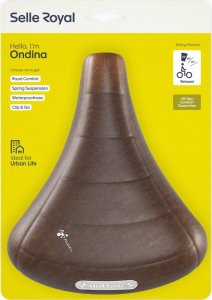 Selle Royal Siodło SELLEROYAL CLASSIC RELAXED 90st. ONDINA BROWN unisex żelowe + sprężyny (NEW 2024) 2