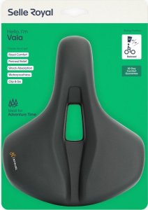 Selle Royal Siodło SELLEROYAL VAIA RELAXED 90st. żelowe + elastomery unisex (NEW 2024) 1