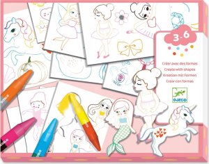 Djeco Djeco Sukurkite formas - Kuriamas pasaulis, mergaitės 3