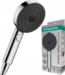 Słuchawka prysznicowa Hansgrohe główka prysznicowa 105 3jet Relaxation EcoSmart* Pulsify Select S, chrom 24111000 6