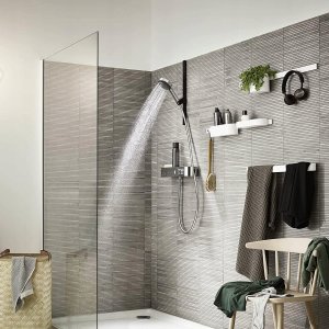 Słuchawka prysznicowa Hansgrohe główka prysznicowa 105 3jet Relaxation EcoSmart* Pulsify Select S, chrom 24111000 8