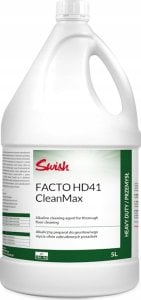 Swish Swish - Facto HD 41 CleanMax - Skoncetrowany preparat do usuwania smaru, tłuszczu i oleju - 5 l 1