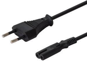 Kabel zasilający Savio płaska ósemka, 3m (CL-105) 1