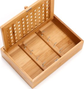 Zeller Wieszak na klucze - szafka bambusowa, ZELLER 13