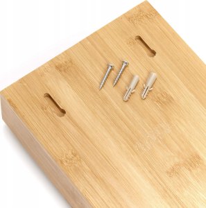 Zeller Wieszak na klucze - szafka bambusowa, ZELLER 5