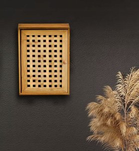 Zeller Wieszak na klucze - szafka bambusowa, ZELLER 8