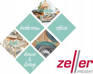 Zeller Drewniany stojak na noże, blok do noży - 25x22x13cm, ZELLER 5