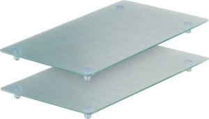 Zeller Szklane płyty ochronne na kuchenkę, deski do krojenia – 2 sztuki, ZELLER 10