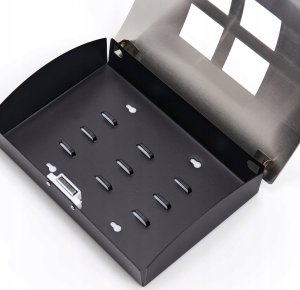 Zeller Wieszak na klucze SQUARE, stal nierdzewna, ZELLER 4