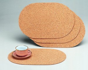 Zeller Podkładki korkowe na stół - 4 sztuki w komplecie, ZELLER 2