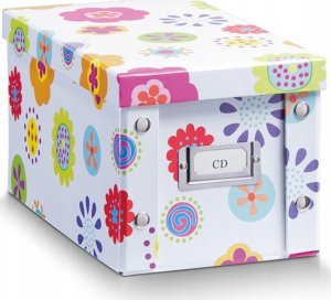 Zeller Pudełko na płyty CD, 20 sztuk - motyw kwiaty, ZELLER 2