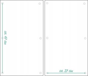 Zeller Szklane płyty ochronne LAWENDA na kuchenkę – 2 sztuki, ZELLER 3