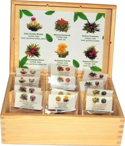 Zeller Bambusowa szkatułka na herbatę w torebkach - 6 przegródek, ZELLER 5