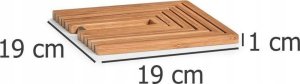 Zeller Podstawka pod garnek TRIVET, bambusowa, ZELLER 3